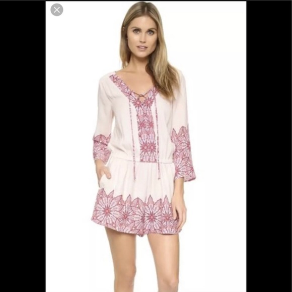 Ella Moss Womens Caprice Romper Ceramic - Picture 3 of 8